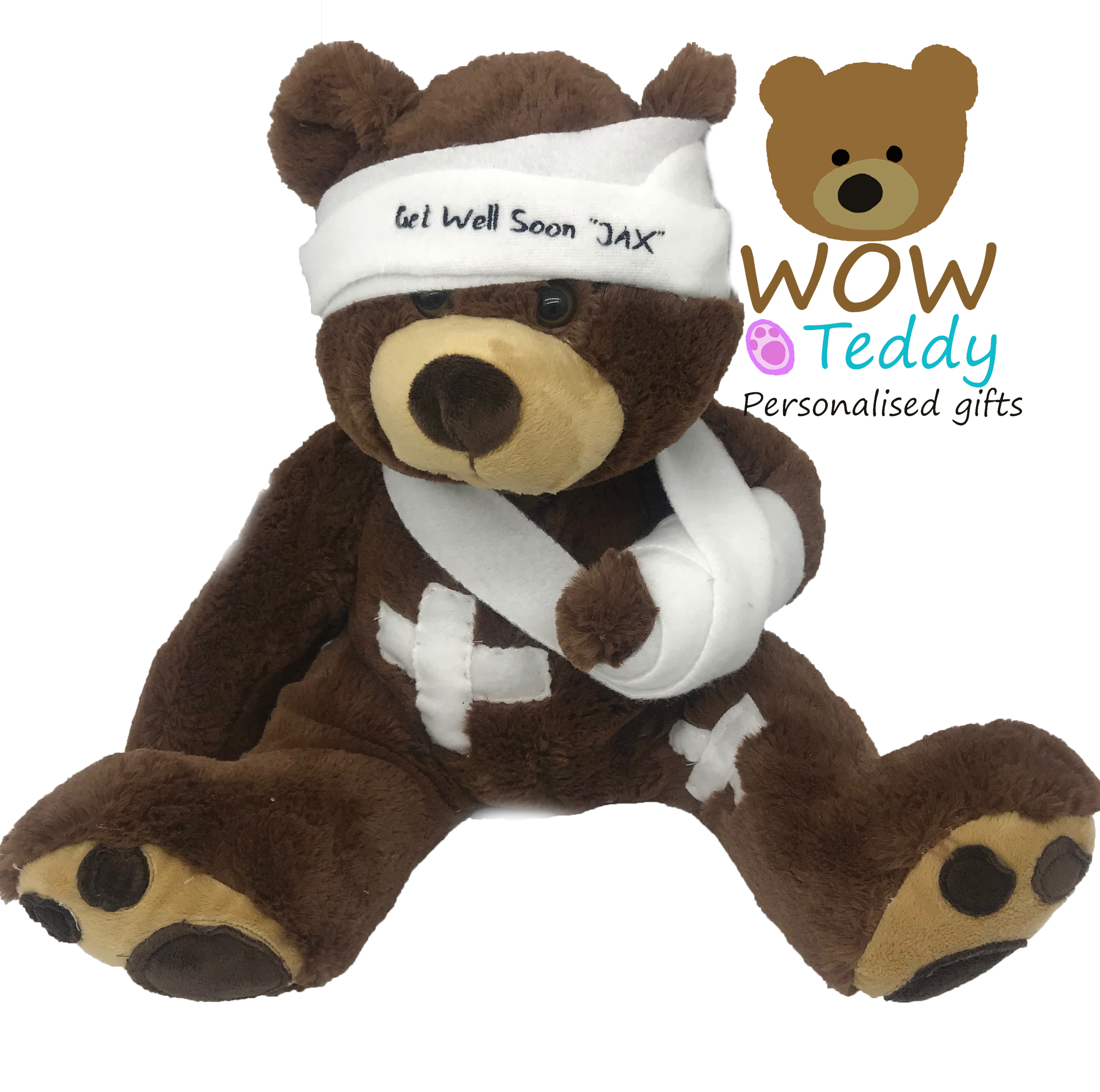 get well soon teddy bear